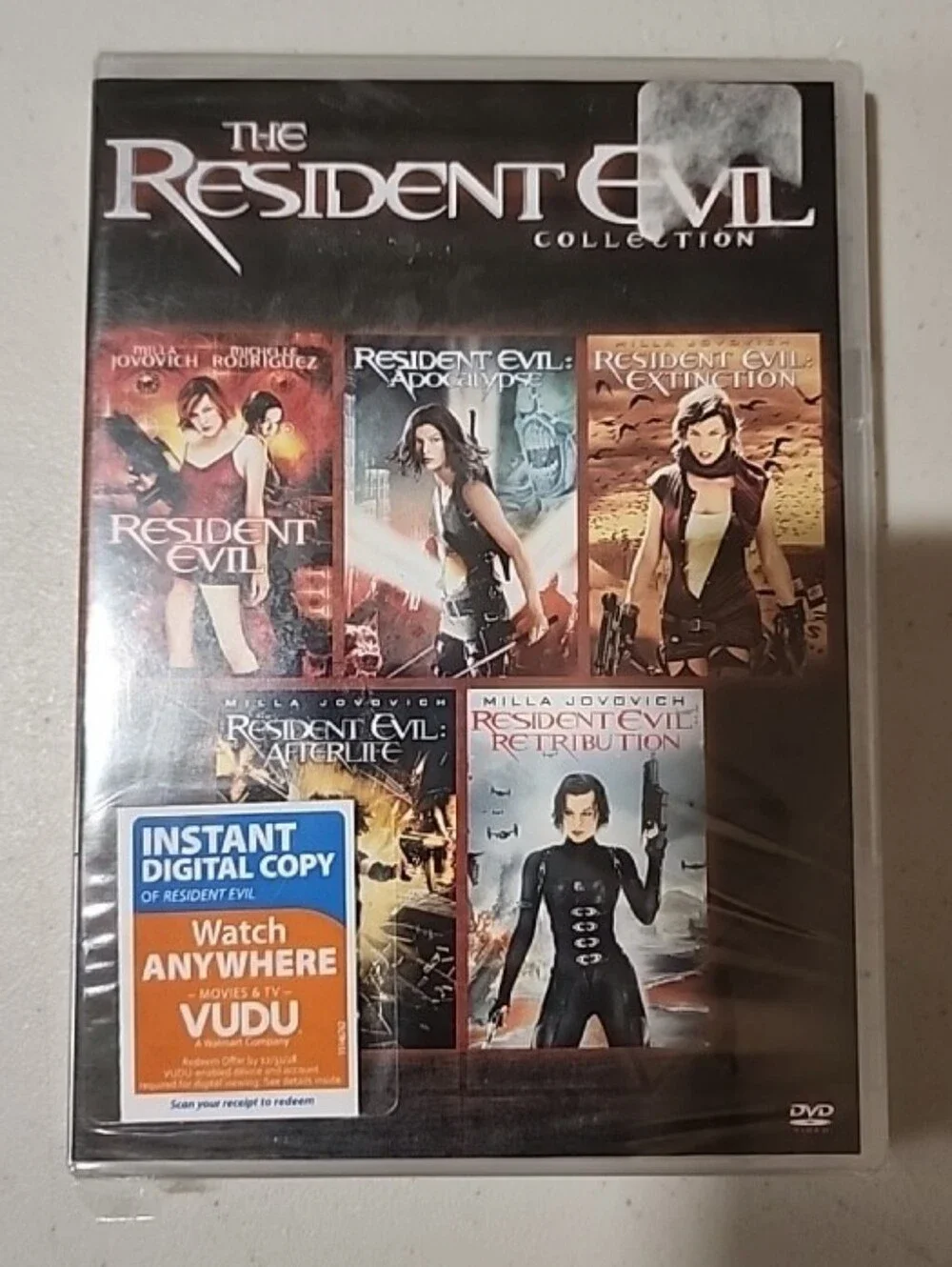 New Resident Evil 1-5 Collection (DVD) Set Sealed With Digital Copy Wide Screen
